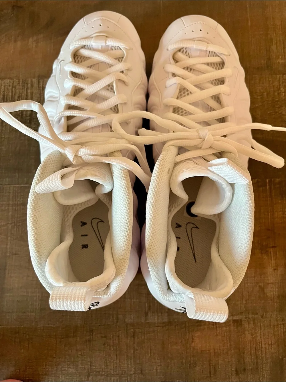 Nike Air Foamposite One Triple White HJ5195-100‎ Men's Size 9